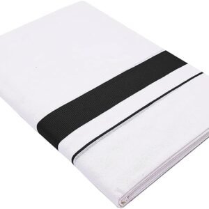 Dhoti with color border